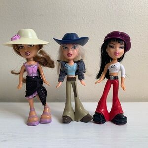 2003 Bratz Mini Dolls McDonald’s Happy Meal Toy Set of 3